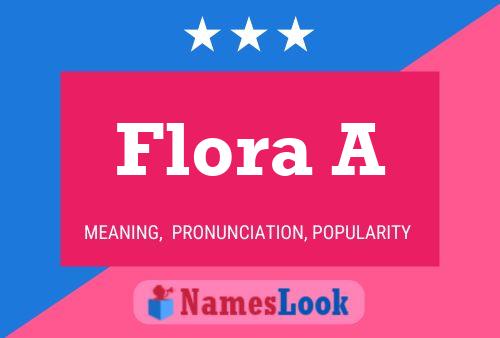 Flora A Naam Poster