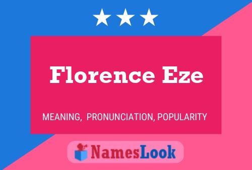 Florence Eze Naam Poster