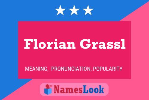 Florian Grassl Naam Poster