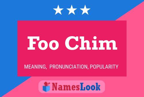 Foo Chim Naam Poster