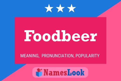 Foodbeer Naam Poster