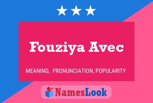 Fouziya Avec Naam Poster