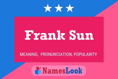 Frank Sun Naam Poster