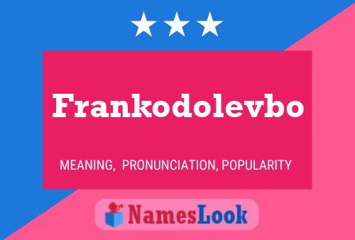 Frankodolevbo Naam Poster