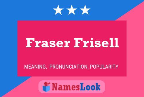 Fraser Frisell Naam Poster