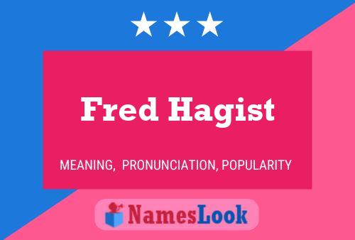 Fred Hagist Naam Poster