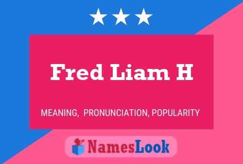 Fred Liam H Naam Poster