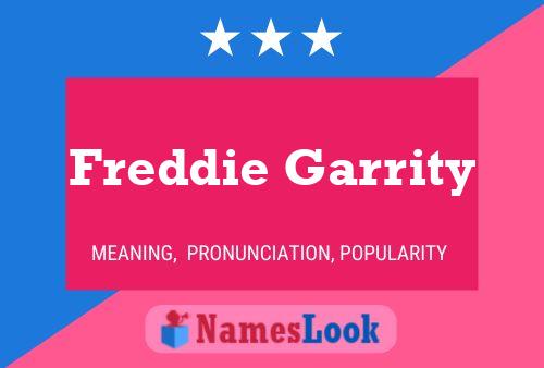 Freddie Garrity Naam Poster