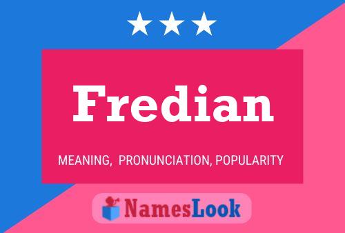 Fredian Naam Poster