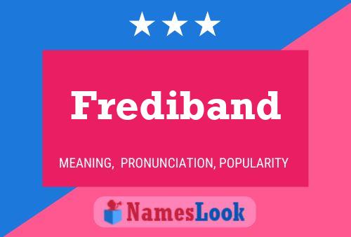 Frediband Naam Poster