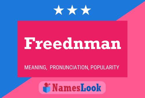 Freednman Naam Poster