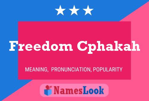 Freedom Cphakah Naam Poster