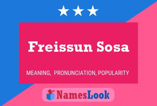 Freissun Sosa Naam Poster