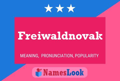 Freiwaldnovak Naam Poster