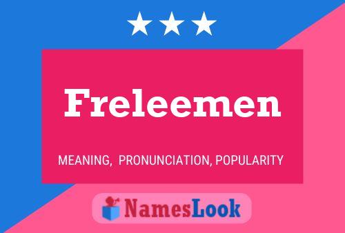 Freleemen Naam Poster