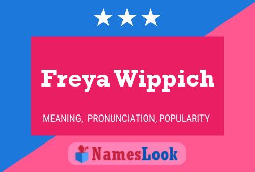 Freya Wippich Naam Poster