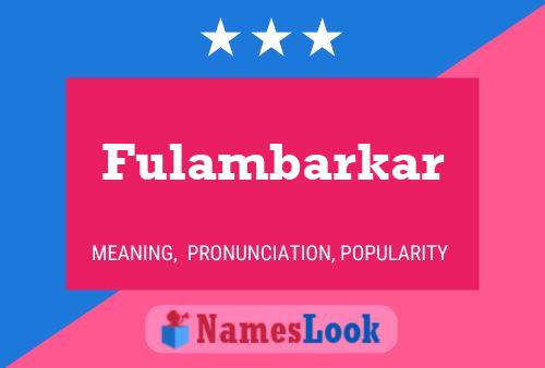 Fulambarkar Naam Poster