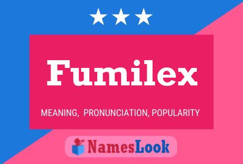 Fumilex Naam Poster