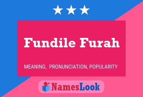 Fundile Furah Naam Poster