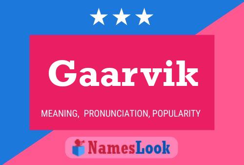 Gaarvik Naam Poster