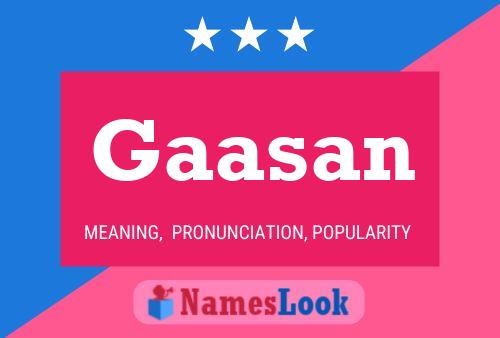 Gaasan Naam Poster