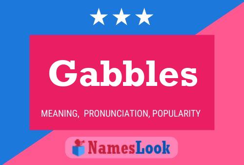 Gabbles Naam Poster