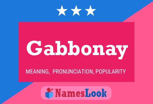 Gabbonay Naam Poster