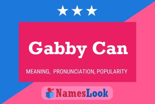 Gabby Can Naam Poster