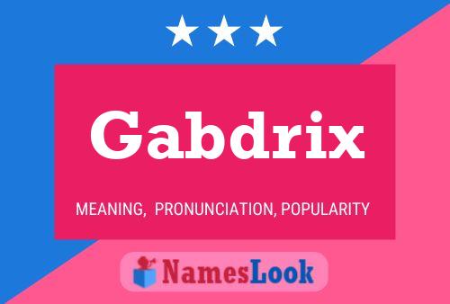 Gabdrix Naam Poster