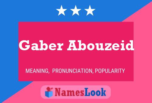 Gaber Abouzeid Naam Poster