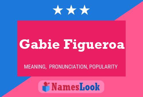 Gabie Figueroa Naam Poster