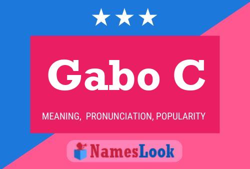 Gabo C Naam Poster