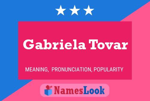 Gabriela Tovar Naam Poster