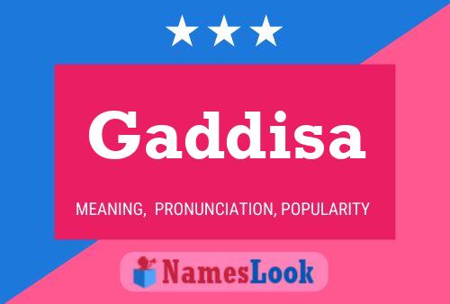 Gaddisa Naam Poster