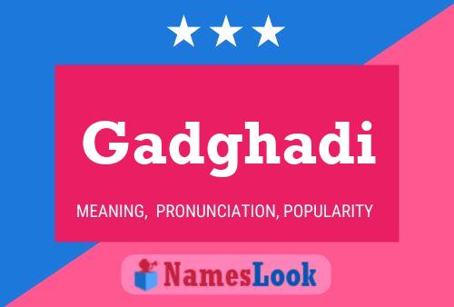 Gadghadi Naam Poster