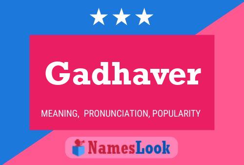 Gadhaver Naam Poster