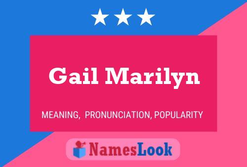 Gail Marilyn Naam Poster