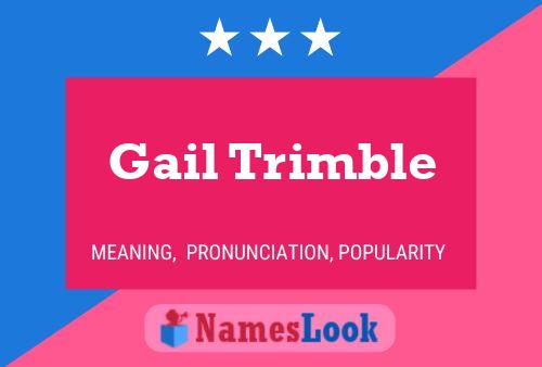 Gail Trimble Naam Poster