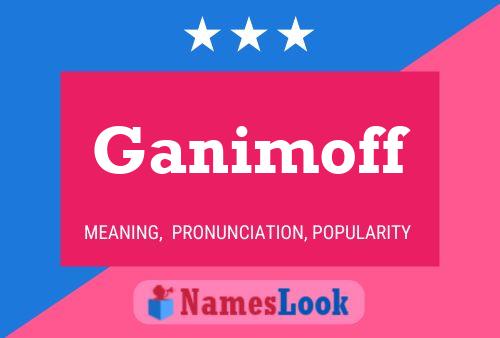 Ganimoff Naam Poster