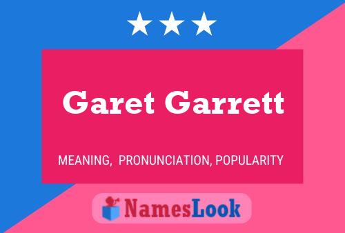 Garet Garrett Naam Poster