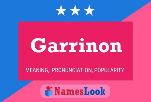 Garrinon Naam Poster