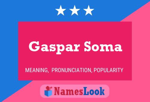 Gaspar Soma Naam Poster