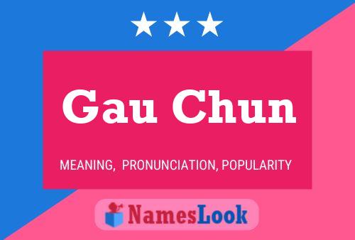 Gau Chun Naam Poster