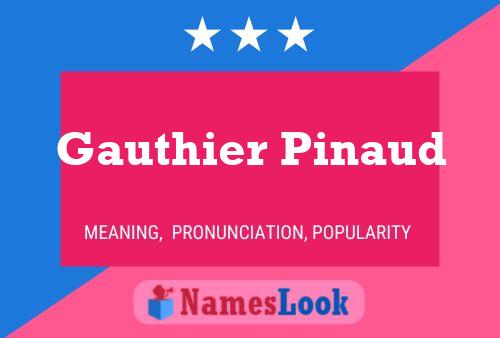 Gauthier Pinaud Naam Poster