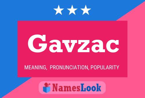 Gavzac Naam Poster