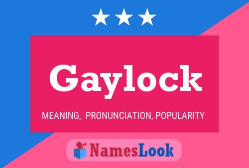 Gaylock Naam Poster