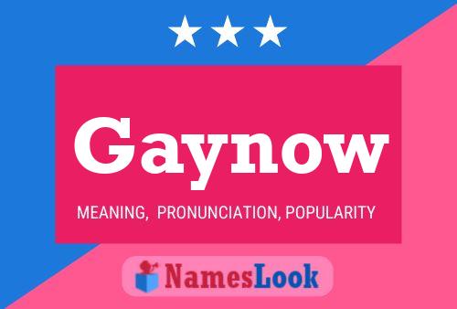 Gaynow Naam Poster