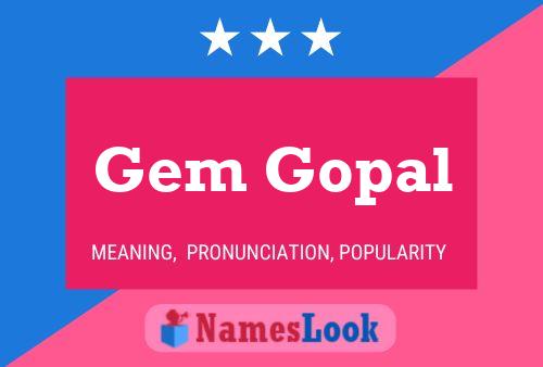 Gem Gopal Naam Poster