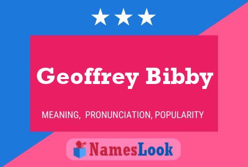 Geoffrey Bibby Naam Poster