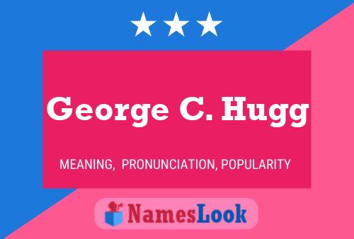 George C. Hugg Naam Poster